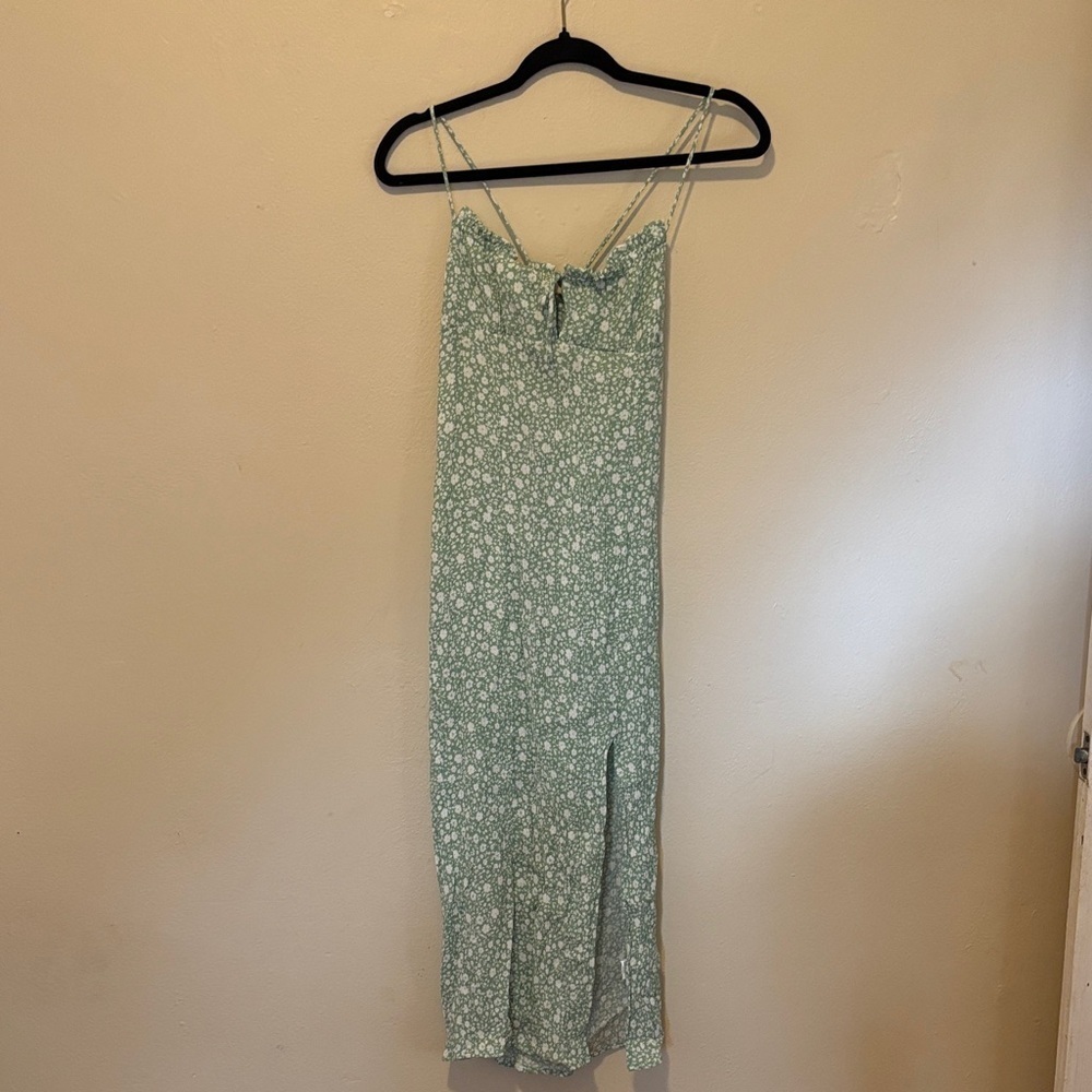 Love Tree Green Floral Dress